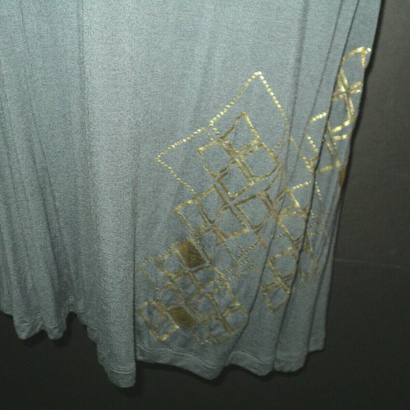 J W San Francisco Maternity Dress Small Gray-Olive - Picture 4 of 7